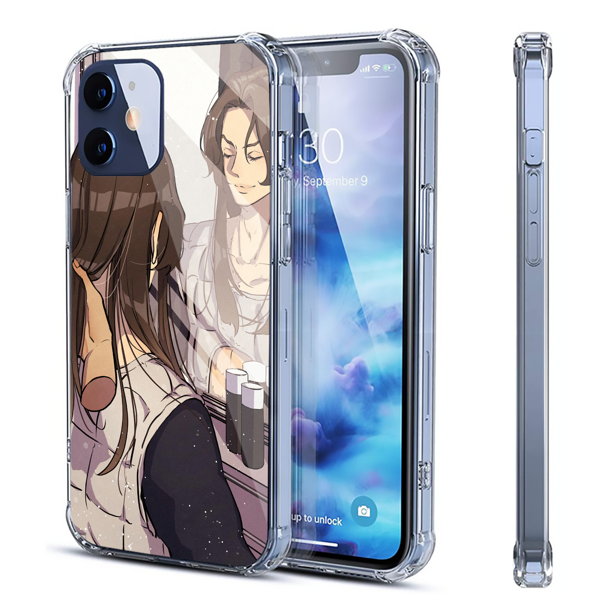 （画像用） ジョジョの奇妙な冒険 JoJo's Bizarre Adventure 【iPhone 12シリーズ対応】透明スマホケース（クリアソフトケース）